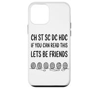 Ch St SC DC Hdc If You Yarn Hook Abbreviation du Motif Coque pour iPhone 12 Mini