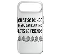 Ch St SC DC Hdc If You Yarn Hook Abbreviation du Motif Coque pour iPhone Air
