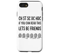 Ch St SC DC Hdc If You Yarn Hook Abbreviation du Motif Coque pour iPhone SE (2020) / 7/8
