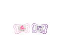 Chicco Physio Light Sucette Silicone +2m Rose Lot de 2