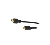 CH0023 Câble HDMI 1.4 Mini HDMI Mâle, HDMI Mâle 2m Noir LOGILINK