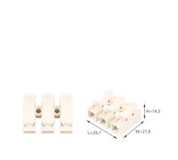 CH1/2/3/4/5/6/12 Quick Splice Lock Wire Connectors Electrical Cable Terminals 5A AWG-20-14 For Easy Safe Splicing Into Wires NWPNLXEA(CH-3,10PCS)