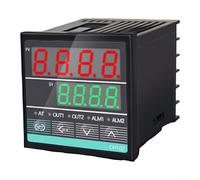 CH102 Thermostat numérique PID avec double sortie pour régulation industrielle de la température dans les systèmes de moulage par injection plastique et de séchage 220 VAC