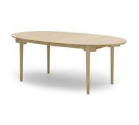 CH338 Table de salle à manger ovale extensible en chêne huilé Carl Hansen & Søn - 5714413952126