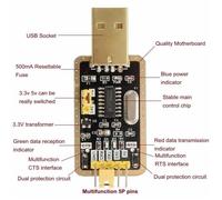 CH340G Upgrade To USB TTL Auto Convertisseur Module Adaptateur STC Brush 3.3 5V