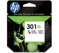 [CH564EE] HP 301XL cartouche d'encre trois couleurs grande capacité authentiq...