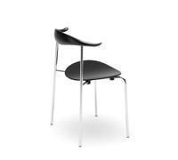 CH88T Chaise piètement acier inoxydable Carl Hansen & Søn - 5714413825536