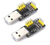 CH9329 Module convertisseur USB HID pour UART pour TTL vers clavier et lot de 2, fonctionnement sans pilote pour le développement de jeux, compatible avec les microcontrôleurs