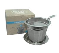 Cha Cult Filtre permanent en acier inoxydable Taille L 7 cm