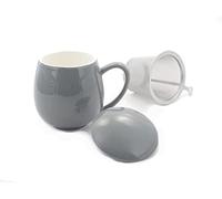 Cha Cult Saara 1 Tasse à Herbes en Porcelaine Gris 0,35 l