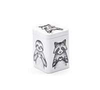 Cha Cult Teemando® Pip & Pepe Boîte carrée avec couvercle rabattable mat 100 g 10 x 7,3 x 7,3 cm