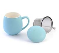 Cha Cult Tisanière en Porcelaine Bleu Azur avec infuseur Extra Fin…