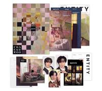 CHA EUN-WOO - 1st Mini Album [ENTITY] (EQUAL Ver.) Photo Book Set + CD-R + Stand + Accordian Lyric Paper + Folding Poster + DIY Entity + Photo Card Set + Sticker + Mini Poster Set + 2 Extra Photocards