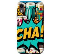 Cha! Thé Chai Indien rétro pour Amoureux de la Culture Coque pour iPhone XR