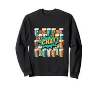 Cha! Thé Chai Indien rétro pour Amoureux de la Culture Sweatshirt