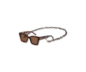 ChaÃ®ne de lunettes en bio-acÃ©tate femme Roxy Marron TU