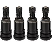 Chaas-4 Pièces Valve Pneu Voiture,De Valves En Acier Universelles Jante Motos Pneus Métalliques Universelle Jantes Voitures Métal Embout Gonflage,Pour Velo Moto Adaptateur Demonte Pression Outils Bou