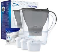 CHAAS-Carafe Filtrante, Harmony 2.6L, 3 Cartouche Filtrante Pure+ incluse