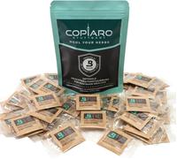 Chaas-Hodl Boveda 58 % 10 Pièces De 4 G Chacun + Papiers Longs De Qualité Supérieure Et Filtres Régulation De L'humidité Dans 2 Voies Dans Un Sac Refermable