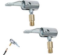 Chaas-Lot De 2 Adaptateurs De Valve De Voiture De 8 Mm, Connecteur De Levier De Valve De Voiture, Adaptateur De Gonfleur De Pneu, Adaptateur De Pompe À Air, Clip De Pompe À Air, Raccord De Valve De P