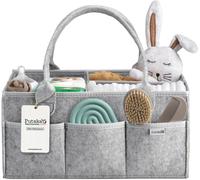 Chaas-Panier De Rangement Pour Bébé - Organisateur De Couches Pour Table À Langer, Essentiels Nouveau-Né, Cadeaux De Baby Shower Et Liste De Naissance, Pour Garçon Ou Fille