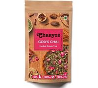Chaayos God's Chai - Herbal Kangra Green Tea | Ayurvedic Immunity Booster | Tasty Detox Tea | 100g [50 Cups] | Antioxidant Green Tea | Organic Green Tea