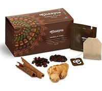 Chaayos Tea Bags - Masala Chai with 100% Natural Spices - [25 Tea Bags] | Masala Tea | Masala Tea Bags | Classic Assam Tea | Black Tea Bags | Natural Flavoured Tea | Adrak, Tea Masala, Spices & Herbs
