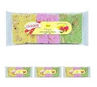 Chabert et Guillot Barquette Nougat Aromatisé Citron - Framboise - Pistache 150gr (Lot de 4)