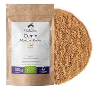 Chabiothé - Cumin poudre BIO 100g - Graines de cumin moulues issues de l'Agriculture Biologique