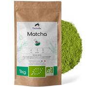 Chabiothé - Matcha Dégustation Bio 1 kg - Origine Japon et sachet zip - conditionné en France - thé vert Matcha en poudre