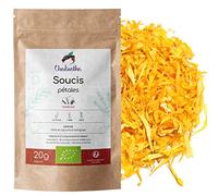 Chabiothé - Pétales de fleurs de soucis BIO 20g - fleurs comestibles jaune - Tisane de Calendula