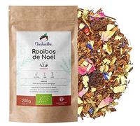 Chabiothé - Rooibos de Noël Bio 200g - infusion et tisane de Noël avec cannelle, orange, gingembre...