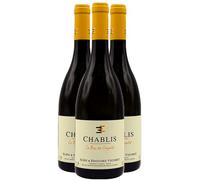 Chablis Le Bas de Chapelot - Blanc 2022 - Domaine Eleni et Edouard Vocoret - Vin Blanc de Bourgogne (3x75cl)