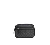 Chabrand Body-Bag Toile Enduite Cuir Noir