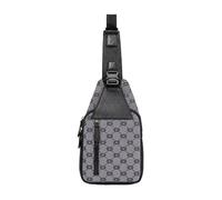 Chabrand Sac Body Icone Toile Gris