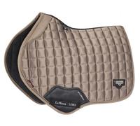 Chabraque de saut LeMieux Loire Memory Satin CC Square Mink L / Sang chaud