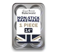 Chabrias Ltd Grande plaque de four anti-adhésive pour Yorkshire Pudding - 6 tasses - Fabriquée en Angleterre