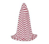 CHAbu Cape à capuche avec drapeau de l'État de l'Alabama pour adolescents - Longue cape médiévale pour cosplay, fête, carnaval - Accessoires de déguisement