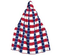 CHAbu Cape à capuche unisexe pour adulte avec drapeau de l'État du Texas, cape de vampire, sorcière, scène, cosplay, carnaval