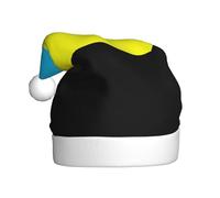 CHAbu Chapeau de Noël en peluche avec drapeau du sultanat de Burongan - Doux et confortable - Pour fête du Nouvel An - Unisexe