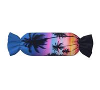 CHAbu Palm Trees1 Oreiller cylindrique confortable doux et durable Décoration d'intérieur Support de tête cou dos