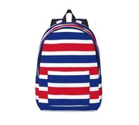 CHAbu Sac à dos en toile avec drapeau du Costa Rica - Grande capacité - Classique - Tendance - Pour le travail, les voyages, Noir , M, Décontracté