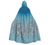 CHAbu Tranquil Water - Cape à capuche unisexe pour adulte - Cape de vampire, sorcière, scène, cosplay, carnaval