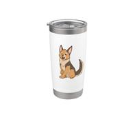 chacal kawaii Gobelet isotherme en acier inoxydable double paroi