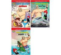 Chacha Chaudhary & Jibrano+Chacha Chaudhary bullet Train+Chacha Chaudhary Digest-2