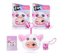 CHACHACHA Character Key Chain (2 PACK) de ZURU | Ouvre le charm mini boisson pour decouvrir, charm parfume, mini collectible, accessoire a clip, surprise a l'interieur