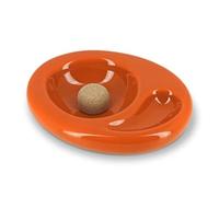 chacom - cendrier 1 pipe céramique orange