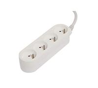 Chacon 48840 Multiprise Design sans parafoudre 1,5 m 4 Prises Blanc