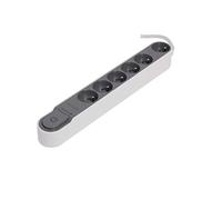 Bloc multiprise parafoudre avec interrupteur 6 prises 16A 1,5m gris