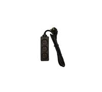 Chacon Bloc multiprise 3x16A - 3500W 230V - câble H05VV-F 3x1 5mm² - 1 5m - Noir